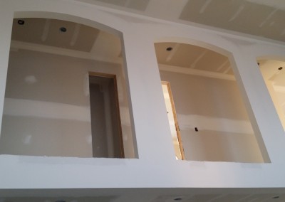 Triple drywall archway