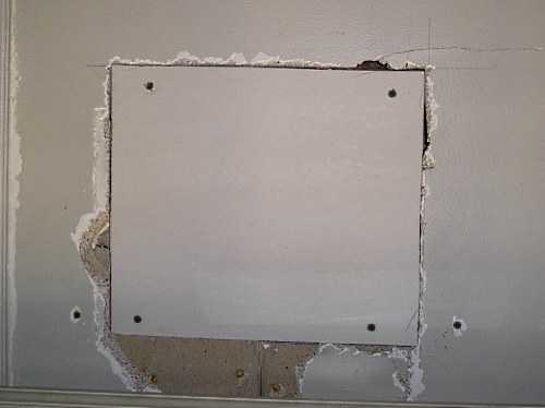 Calgary drywall repair patch